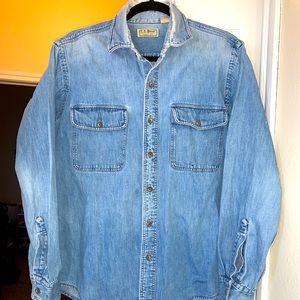 Vintage LL Bean Denim Jacket medium.